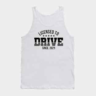 Passing Driving License 2021 gift passed driving test | driver's license Tank Top